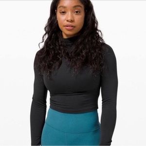 All Aligned Mock Neck Long Sleeve